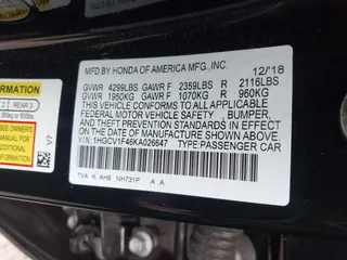 2019 Honda Accord EX