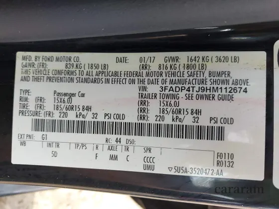 2017 Ford Fiesta S