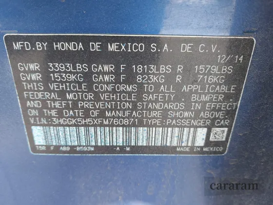 2015 Honda Fit LX