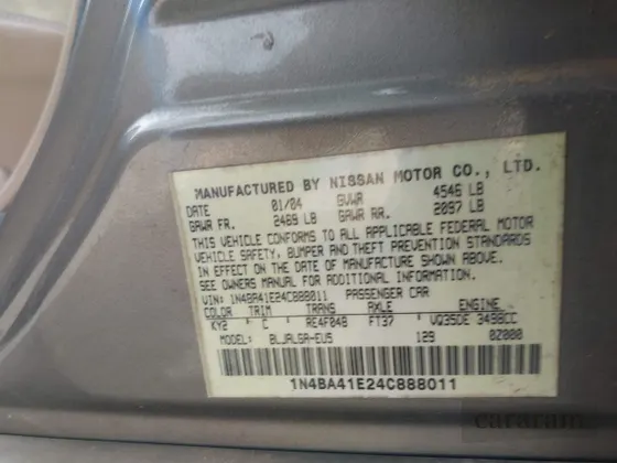 2004 Nissan Maxima SE