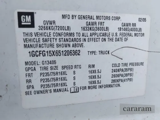 2005 Chevrolet Express Cargo