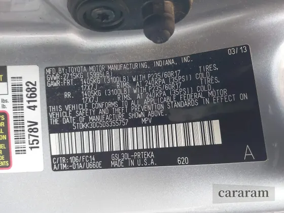 2013 Toyota Sienna LE