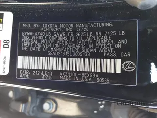 2020 Lexus ES 300h