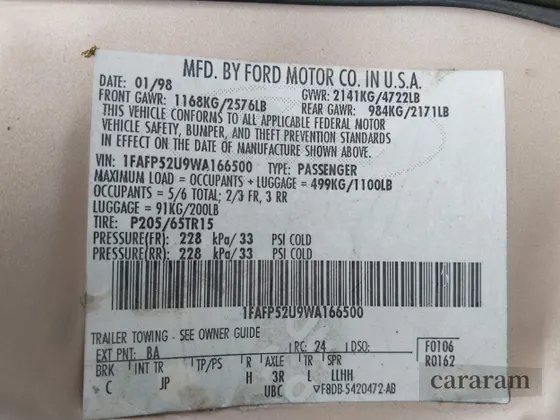 1998 Ford Taurus LX
