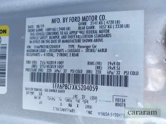 2019 Ford Mustang GT
