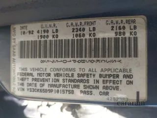 1993 Saab 9000