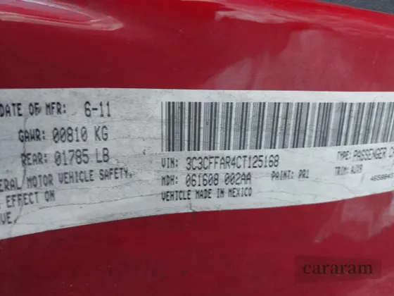 2012 FIAT 500 Pop