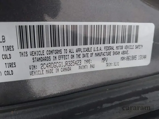 2018 Dodge Grand Caravan SXT
