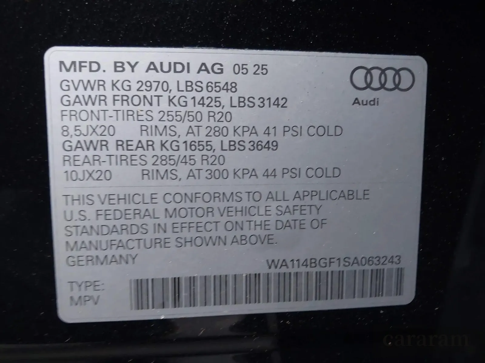 2025 Audi Q6 e-tron Premium
