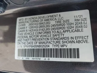 2022 Honda Pilot Elite