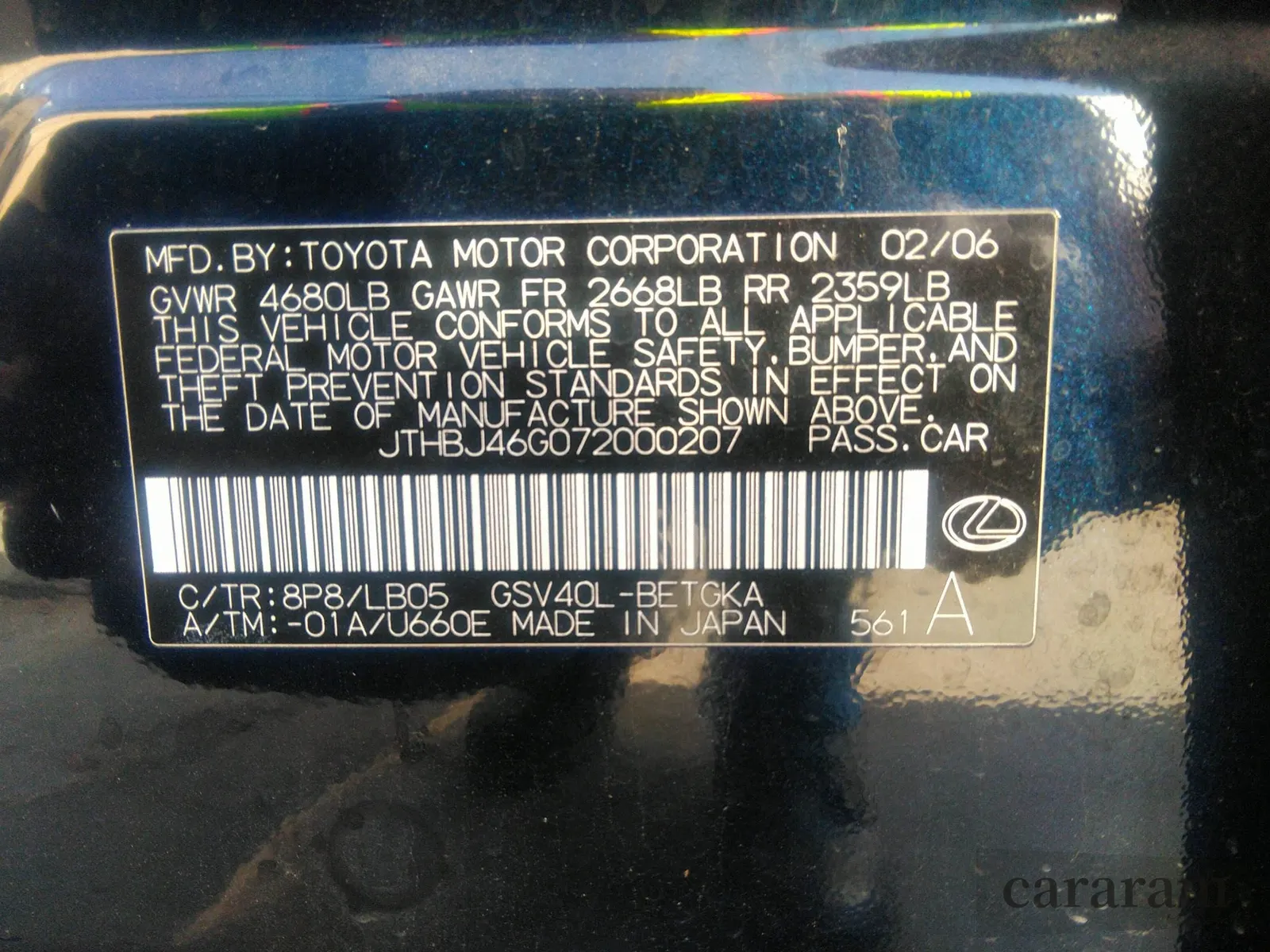 2007 Lexus ES 330