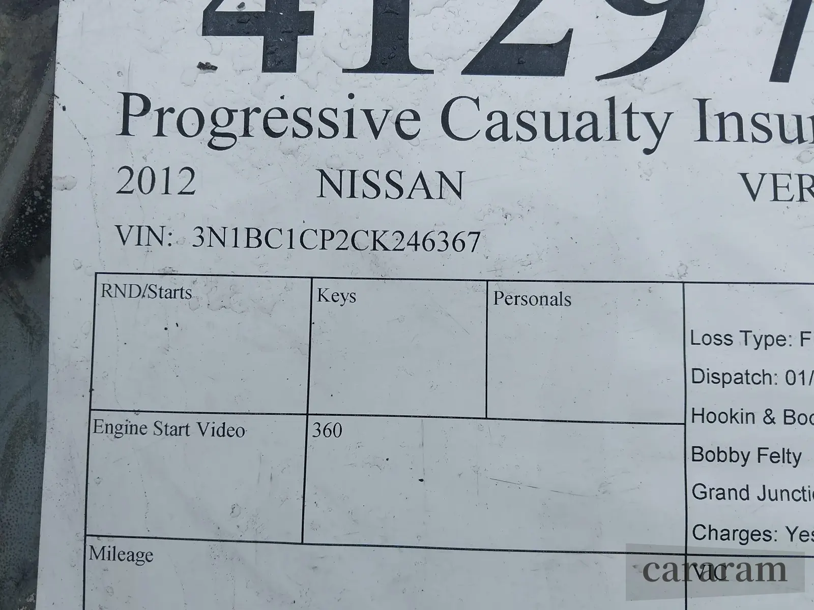 2012 Nissan Versa S