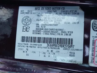 2011 Ford Fusion SEL