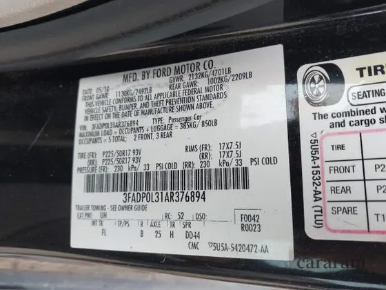 2010 Ford Fusion Hybrid