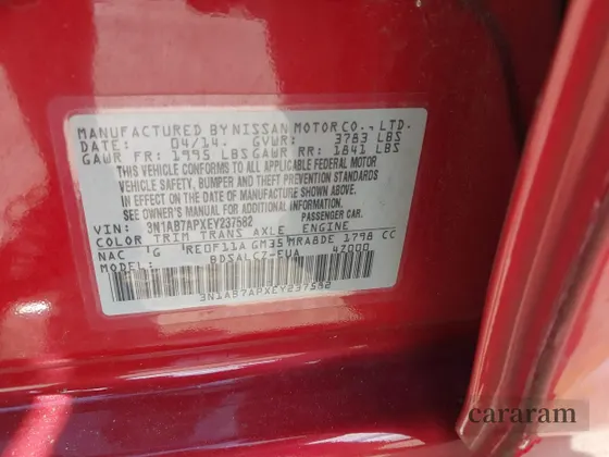 2014 Nissan Sentra SV