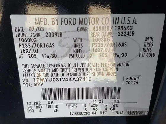 2004 Ford Escape XLT