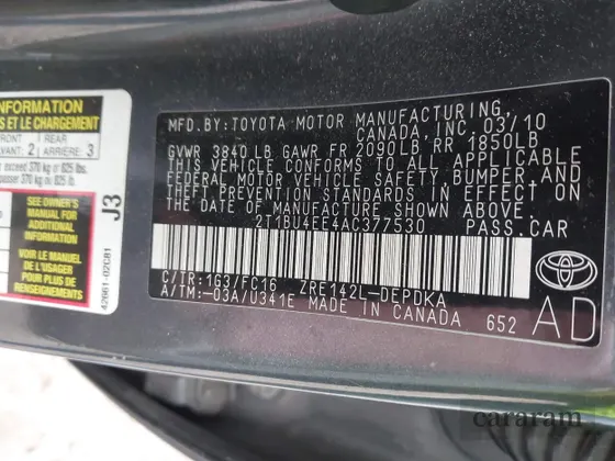 2010 Toyota Corolla LE