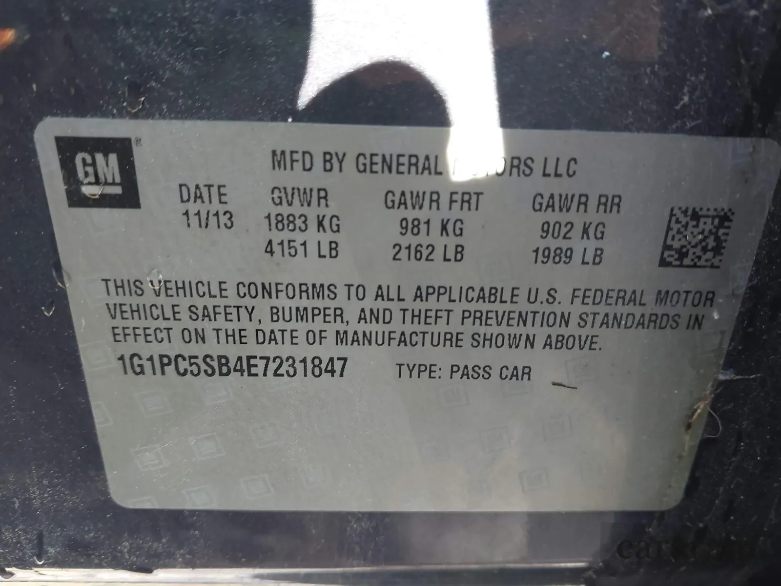 2014 Chevrolet Cruze 1LT