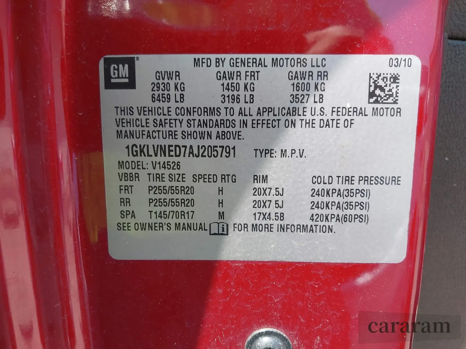 2010 GMC Acadia SLT2