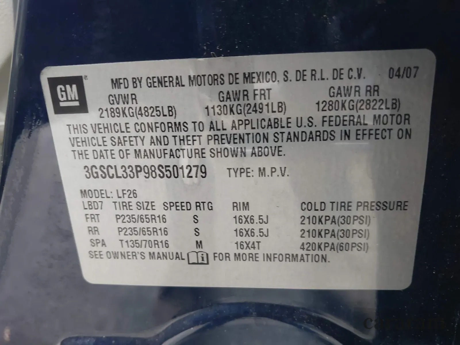 2008 Saturn VUE XE