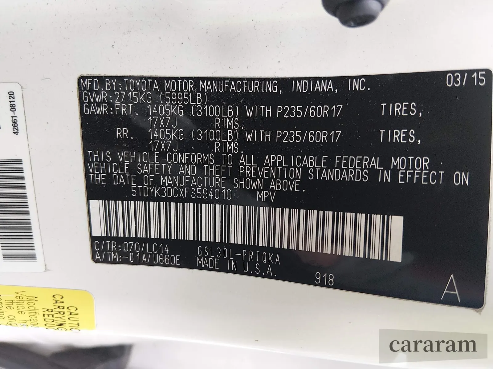 2015 Toyota Sienna XLE Premium