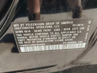 2014 Volkswagen Passat SE