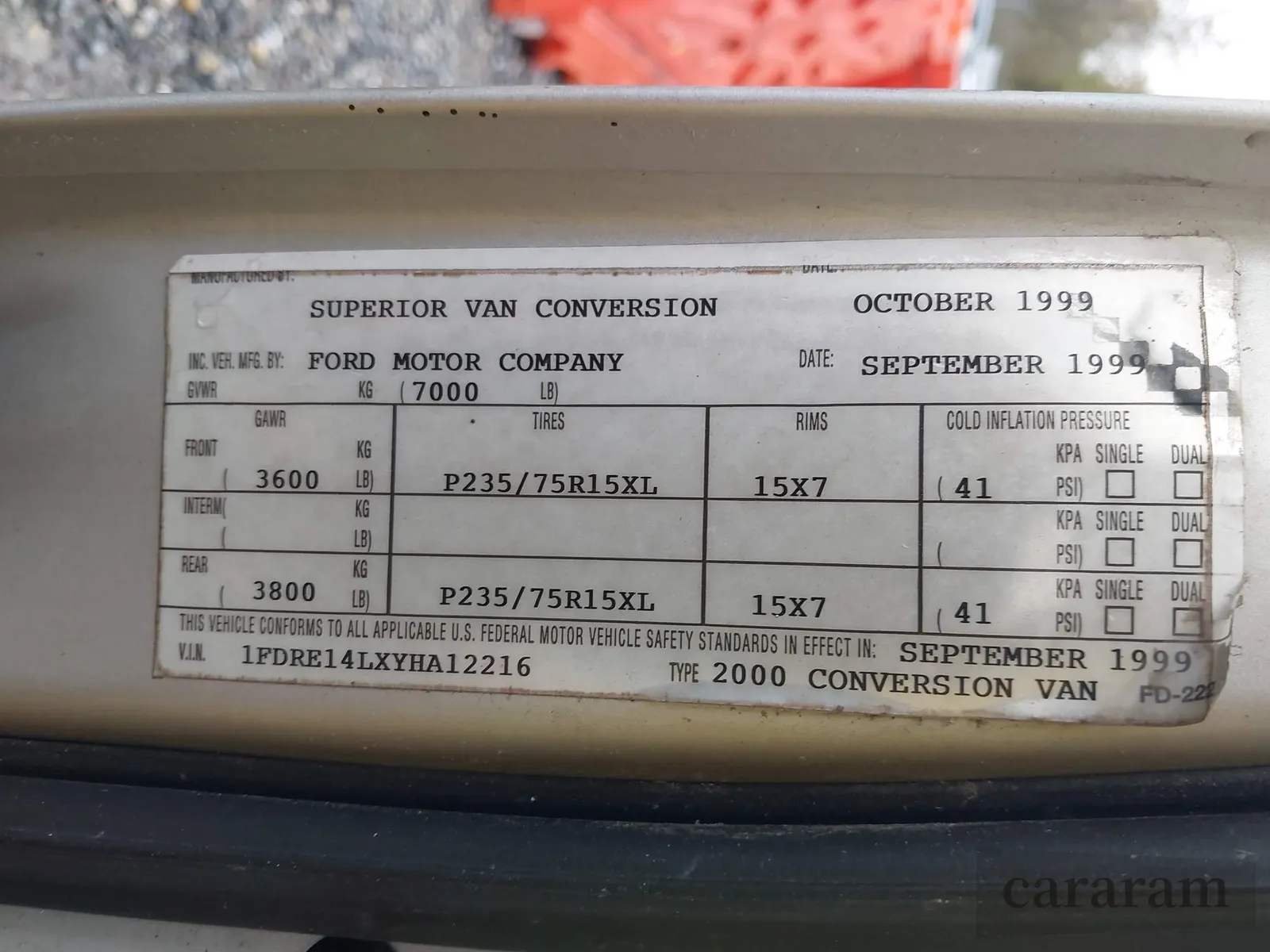 2000 Ford Econoline Cargo Recreational