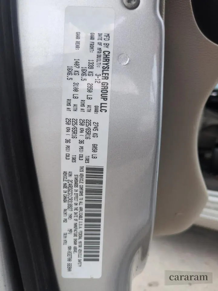 2012 Dodge Grand Caravan SXT