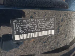 2003 Porsche Boxster S