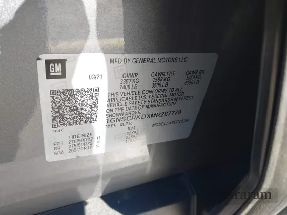 2021 Chevrolet Tahoe RST