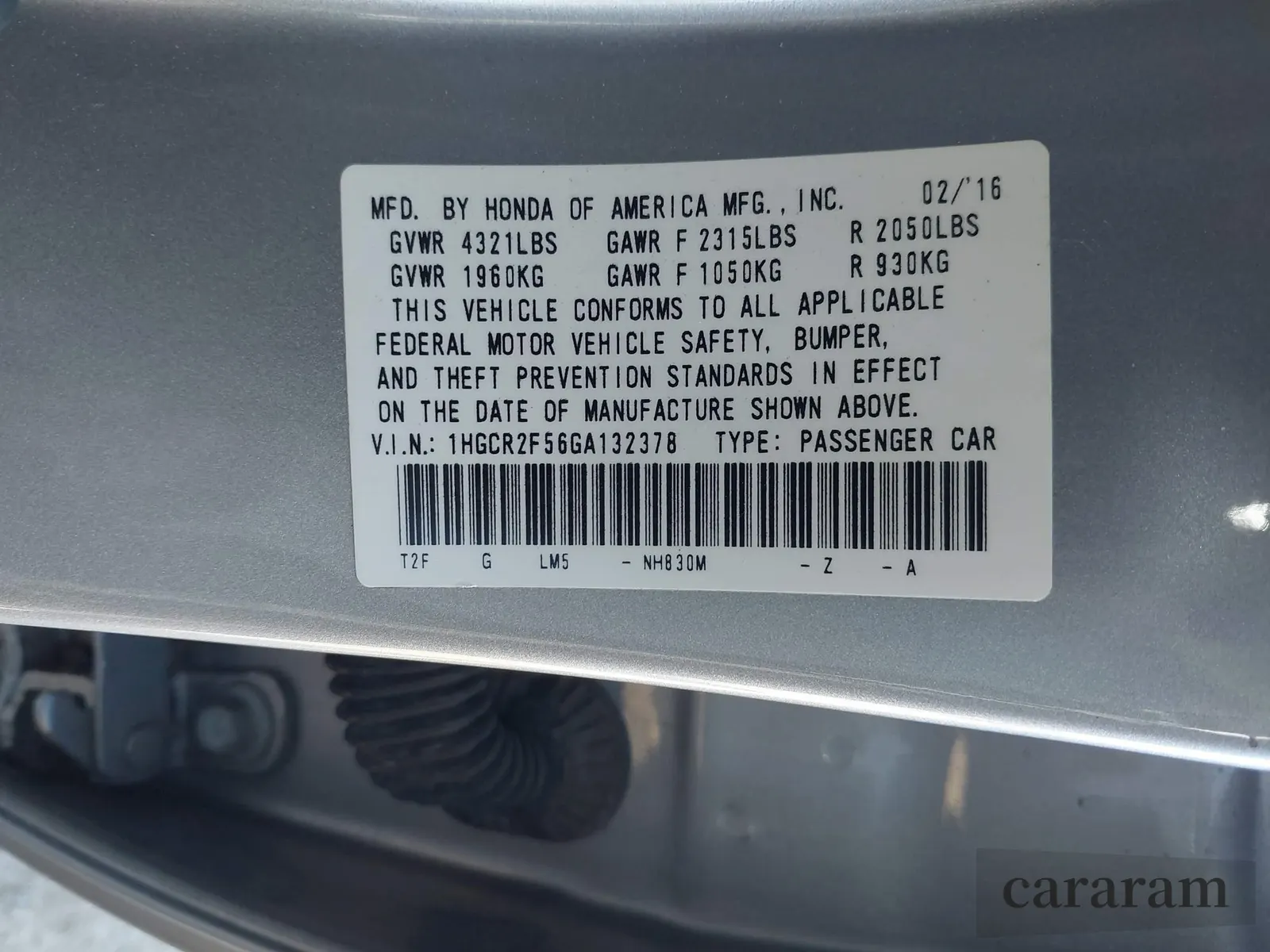 2016 Honda Accord Sport