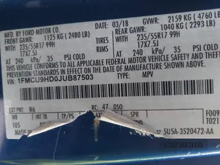 2018 Ford Escape SEL