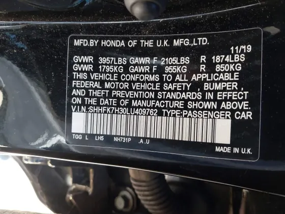 2020 Honda Civic LX