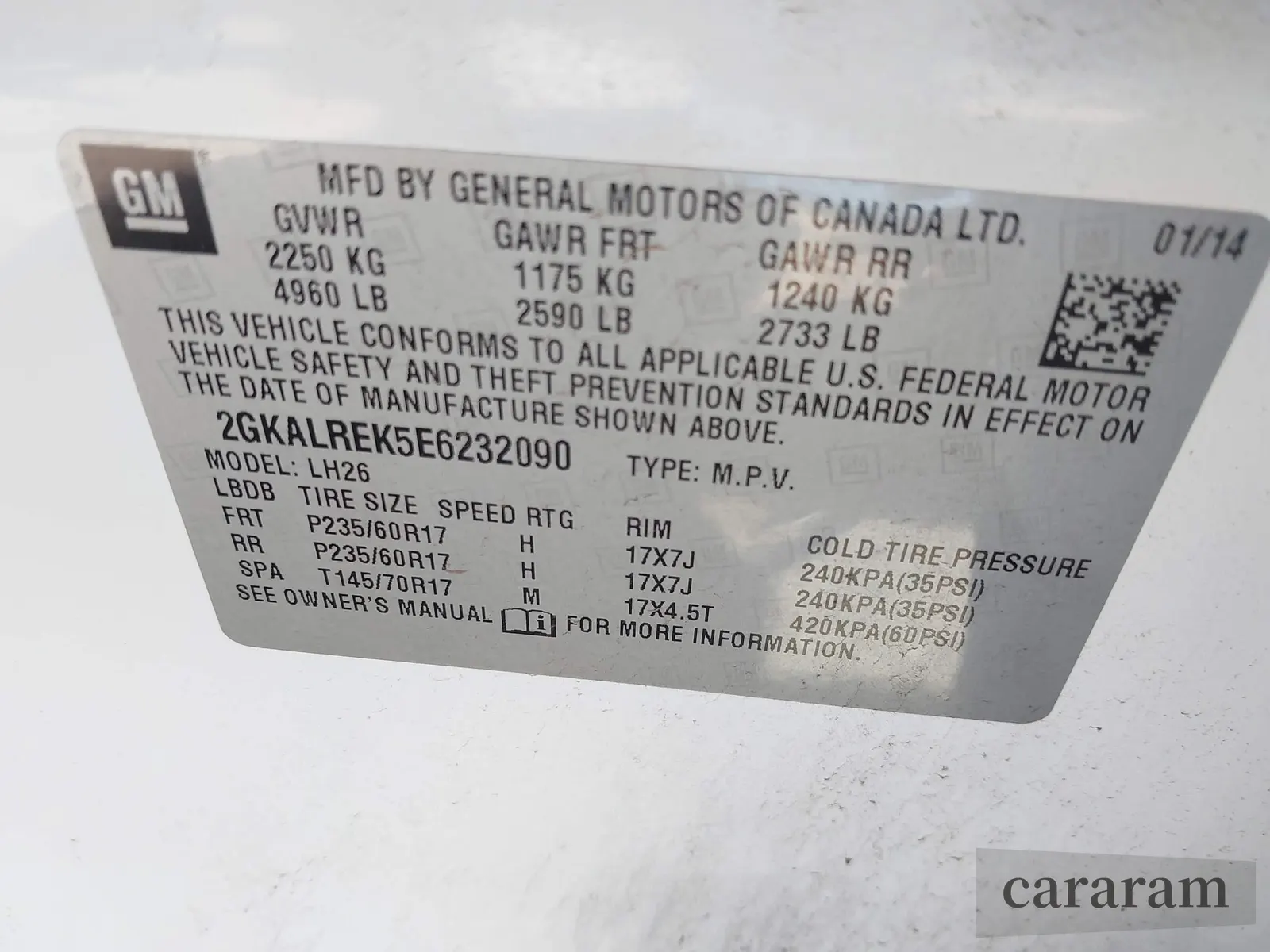 2014 GMC Terrain SLE
