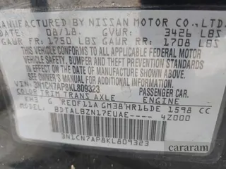 2019 Nissan Versa SV