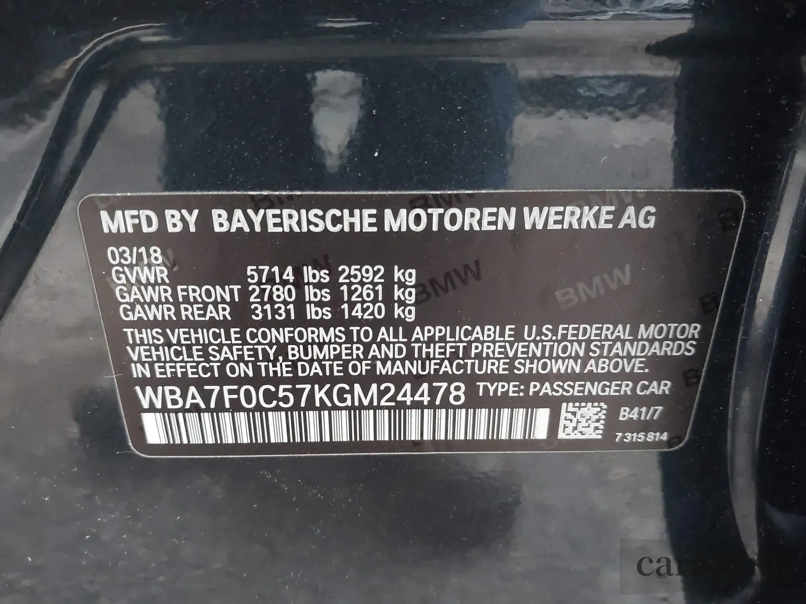 2019 BMW 7 Series 750i