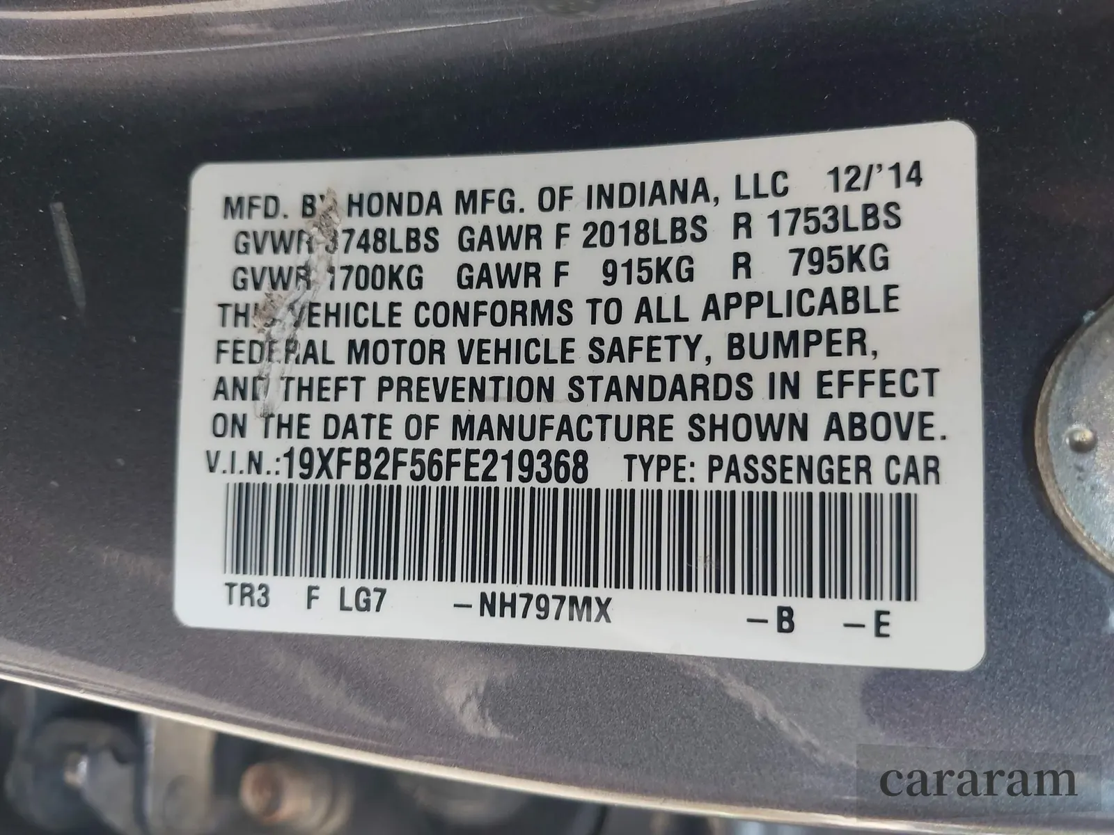 2015 Honda Civic LX