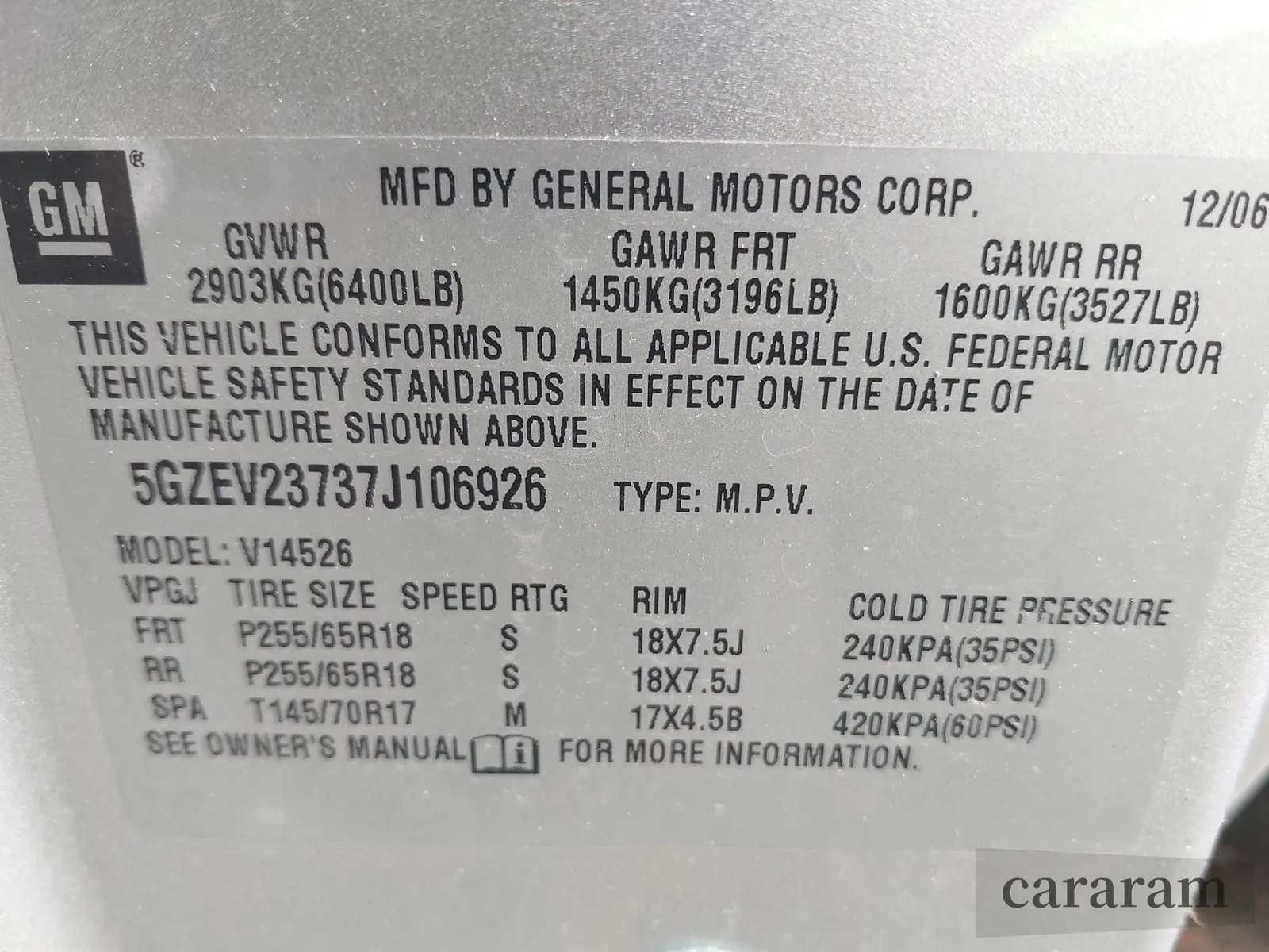 2007 Saturn Outlook XR
