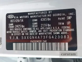 2015 Kia Optima EX