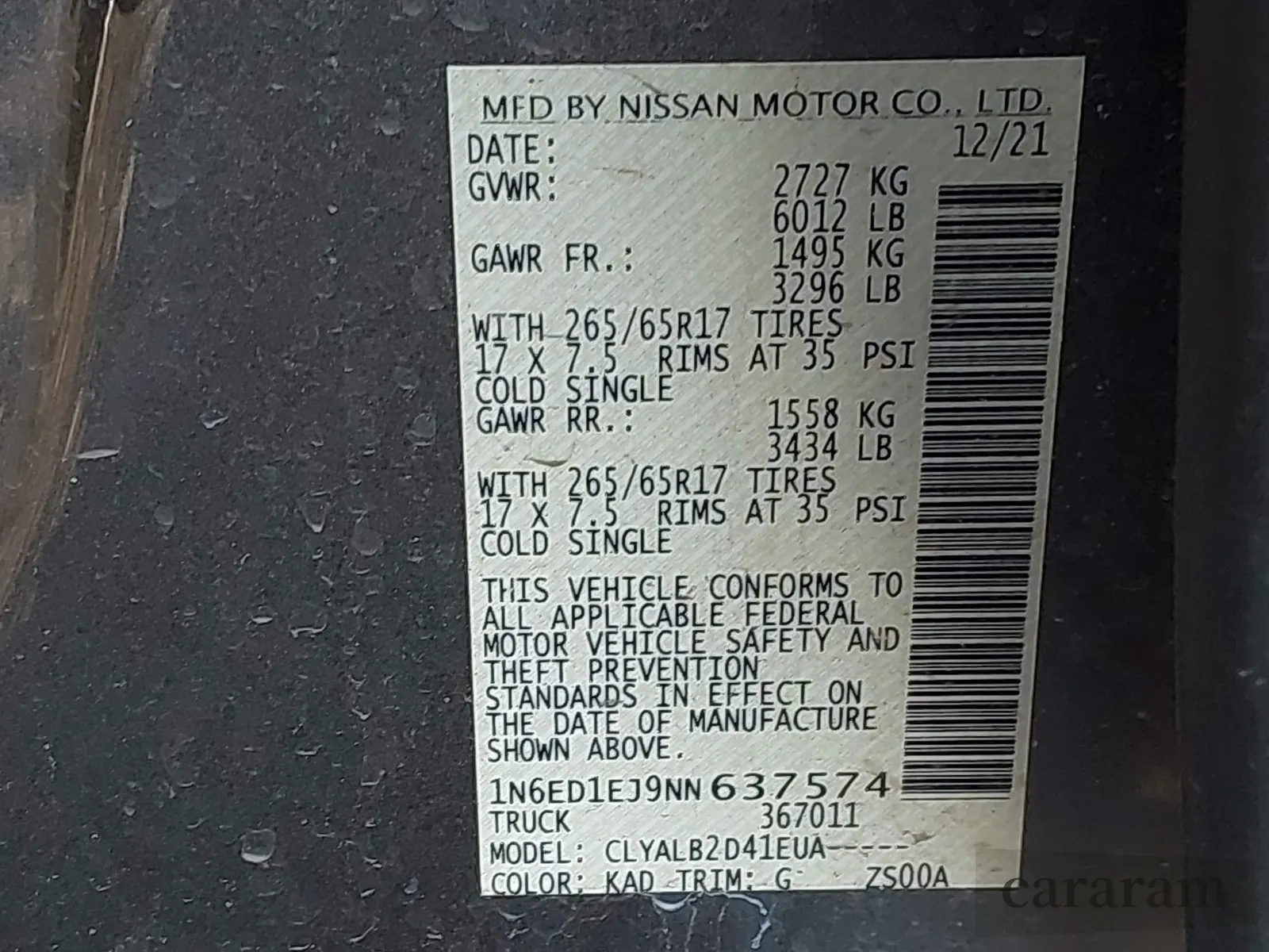 2022 Nissan Frontier SV
