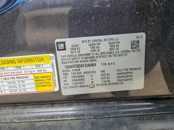 2015 GMC Acadia Denali
