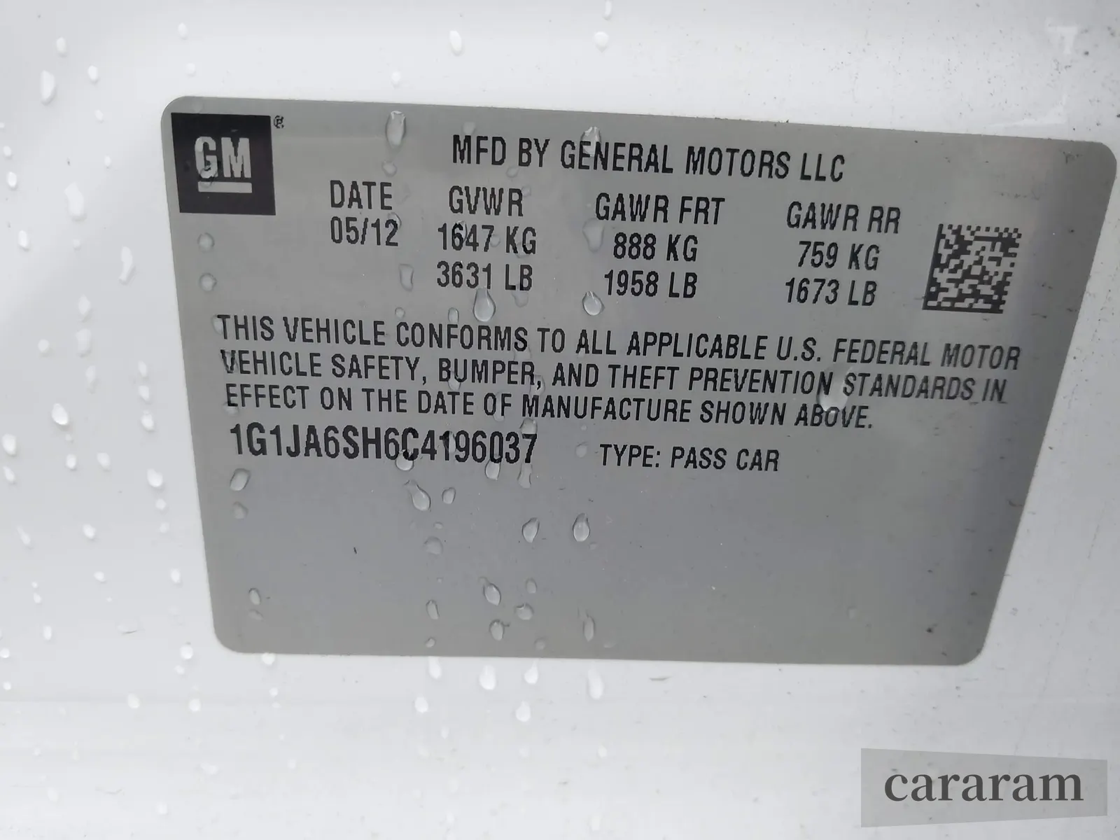 2012 Chevrolet Sonic LS