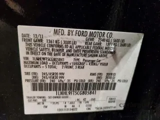 2012 Lincoln MKS EcoBoost