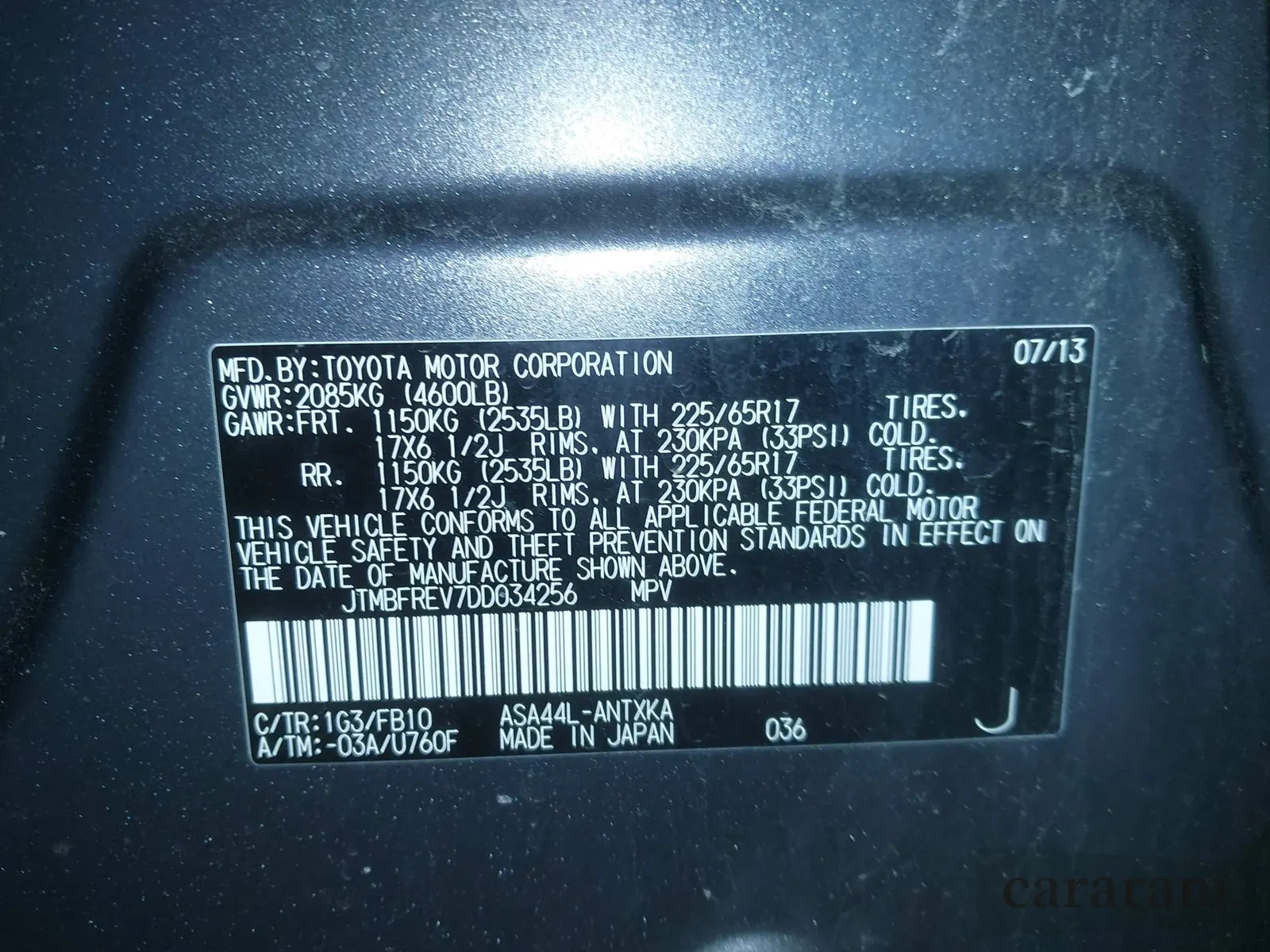 2013 Toyota RAV4 LE