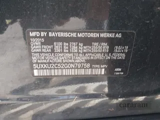 2016 BMW X6 xDrive35i