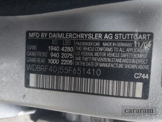 2005 Mercedes-Benz C 230 Kompressor