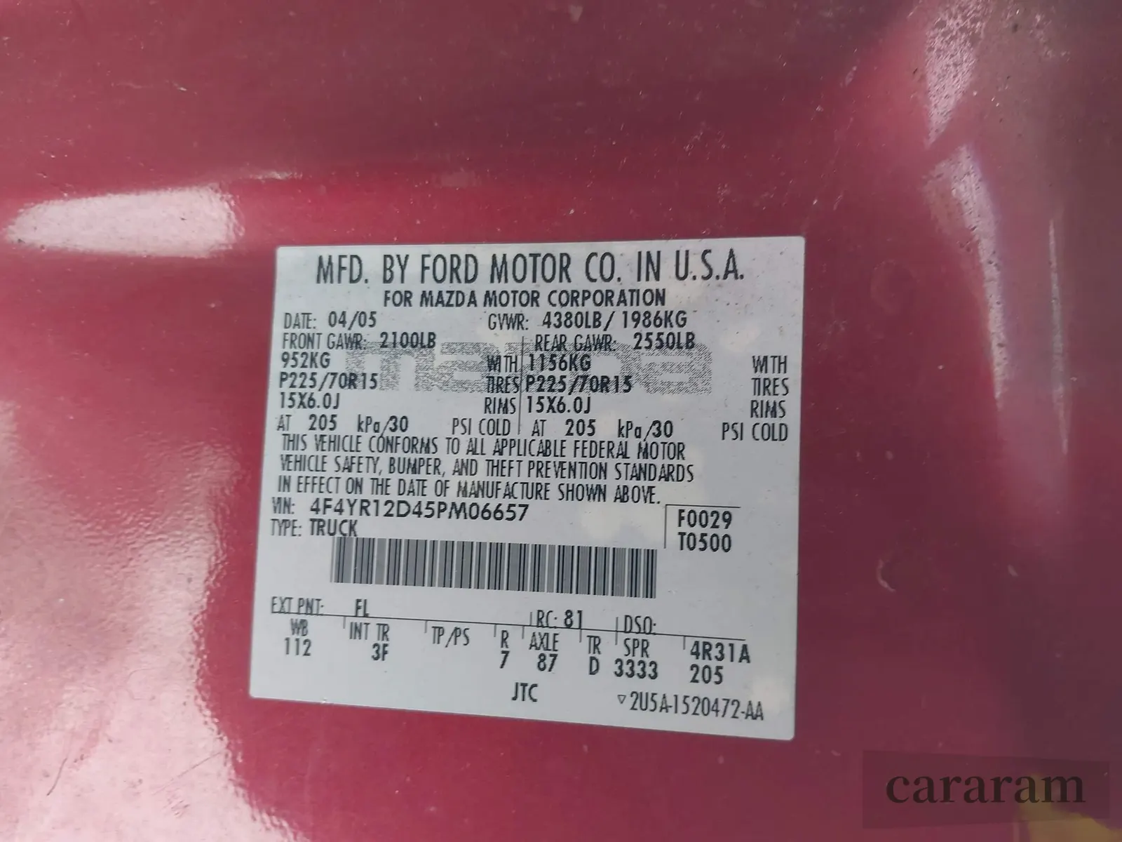 2005 Mazda B-Series