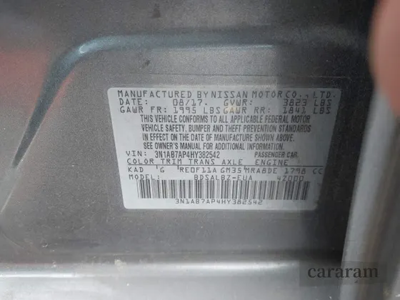 2017 Nissan Sentra SV