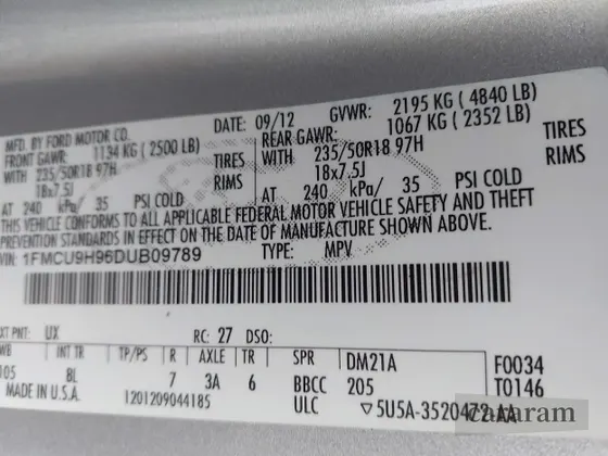 2013 Ford Escape SEL
