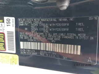 2016 Toyota Sienna Limited